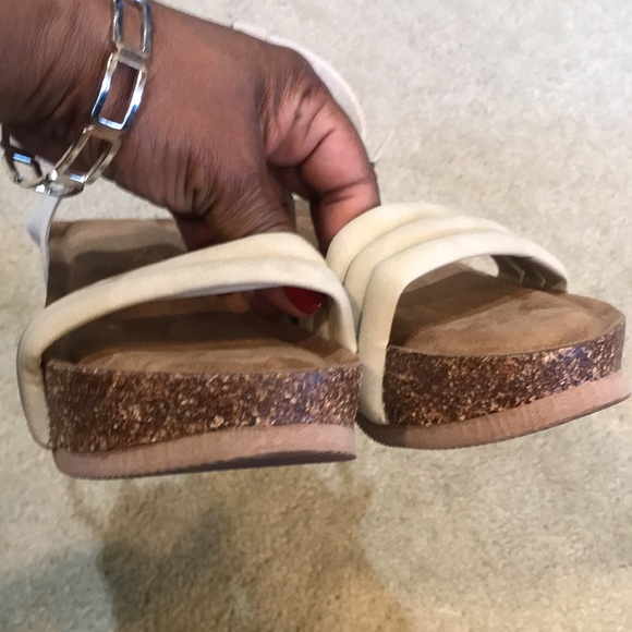 NWT Maurice’s Tan/Beige Ankle Strap Comfort Wedges-Size 8 - Picture 9 of 14